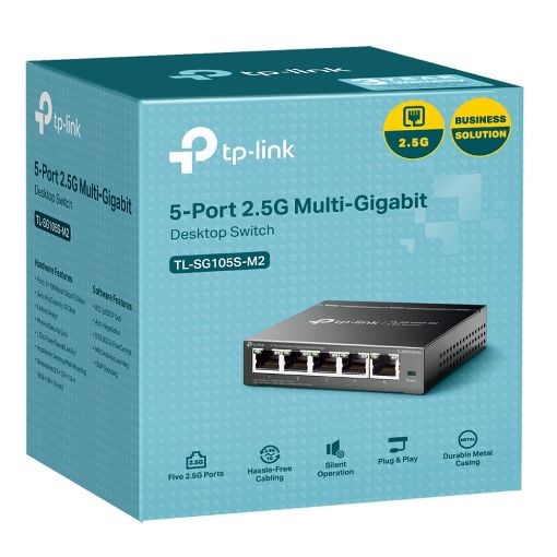Εικόνα της Switch Tp-Link TL-SG105S-M2 5-Port 2.5Gbps Desktop
