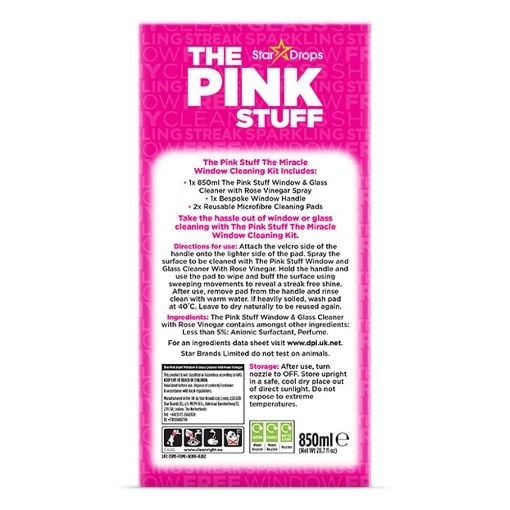 Εικόνα της Σετ Καθαρισμού The Pink Stuff The Miracle Window Cleaning Kit