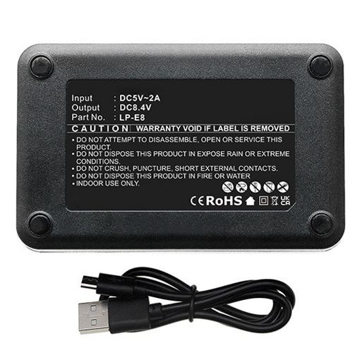 Εικόνα της Φορτιστής Μπαταριών WS Xtreme Power για Canon LP-E8 / 4515B002 / 4515B002BA 8.4V 0.6A