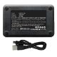 Εικόνα της Φορτιστής Μπαταριών WS Xtreme Power με USB για Canon LP-E6 / 3348B001 8.4V 0.6A