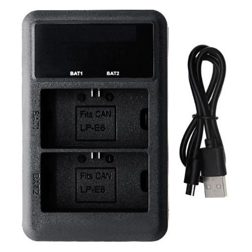 Εικόνα της Φορτιστής Μπαταριών WS Xtreme Power με USB για Canon LP-E6 / 3348B001 8.4V 0.6A