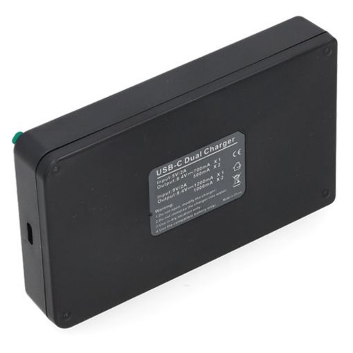 Εικόνα της Φορτιστής Μπαταριών WS Xtreme Power με USB-C για Canon LP-E8 2 Θέσεων 4515B002 8.4V 0.7A