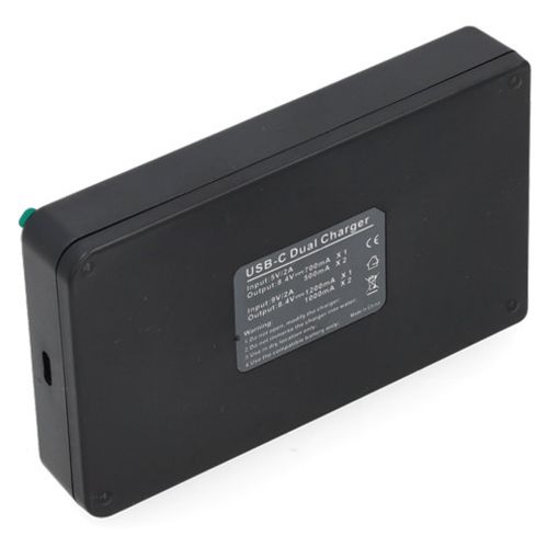 Εικόνα της Φορτιστής Μπαταριών WS Xtreme Power με USB-C για Canon LP-E6 2 Θέσεων 3348B001 8.4V 0.7A