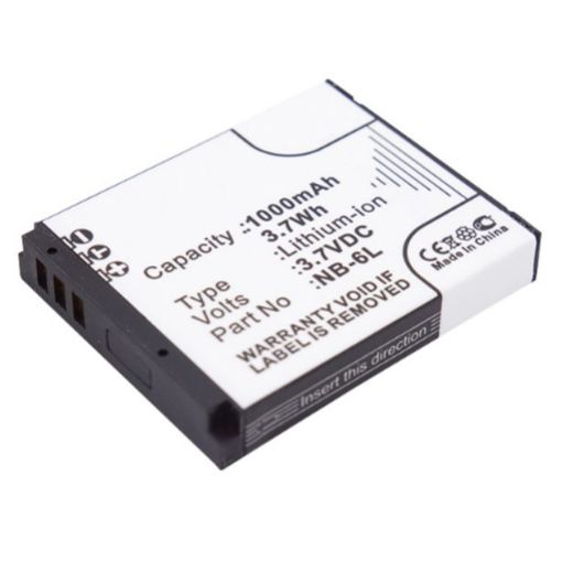 Εικόνα της Μπαταρία WS Xtreme Power για Canon NB-6L / NB-6LH / 8724B001 3.7V 1000mAh