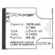 Εικόνα της Μπαταρία WS Xtreme Power για Canon NB-6L / NB-6LH / 8724B001 3.7V 1000mAh
