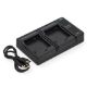 Εικόνα της Φορτιστής Μπαταριών WS Xtreme Power με USB-C για Canon NB-6L 2 Θέσεων 2609B001 4.2V 0.7A