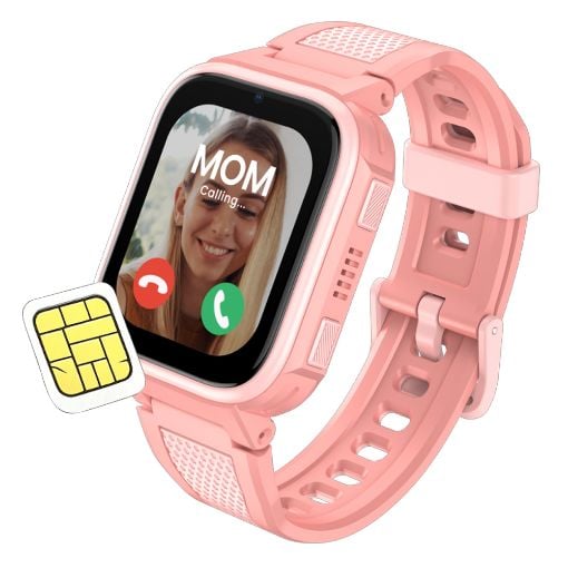 Εικόνα της Smartwatch Kiddoboo x Lagenio WatchMe AI K10 4G Pink KBLGK10PNK