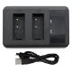 Εικόνα της Φορτιστής Μπαταριών WS Xtreme Power με USB-C για Canon LP-E17 2 Θέσεων 9967B002 8.4V 0.7A