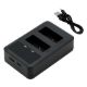 Εικόνα της Φορτιστής Μπαταριών WS Xtreme Power με USB-C για Canon LP-E17 2 Θέσεων 9967B002 8.4V 0.7A
