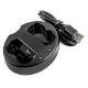 Εικόνα της Φορτιστής Μπαταριών WS Xtreme Power με USB για Canon BP-511 2 Θέσεων 8.4V 0.6A