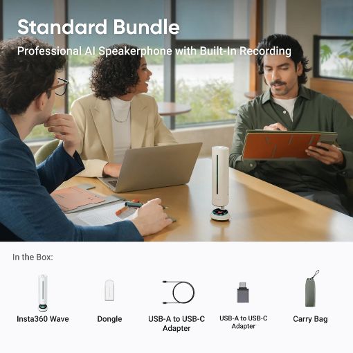Εικόνα της Insta360 Wave Standard Bundle Arctic White