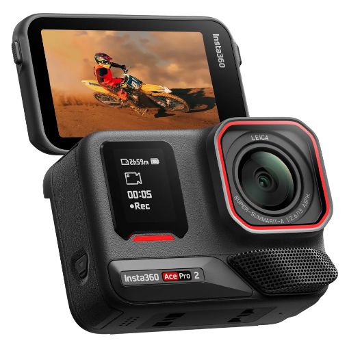 Εικόνα της Action Camera Insta360 Ace Pro 2 Dual AI Chip 8k Dual Battery Flash Print Bundle Midnight Black