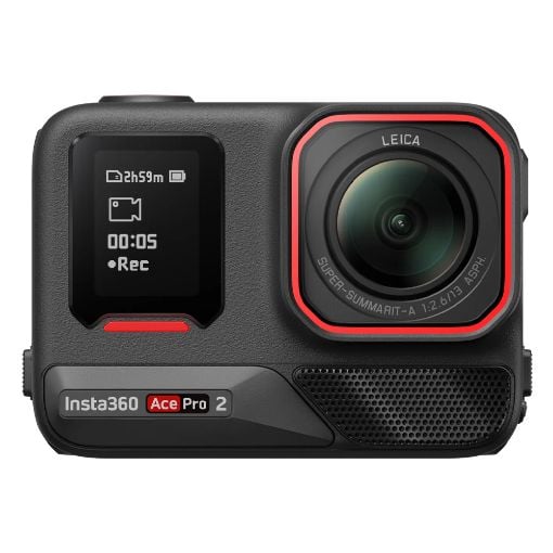 Εικόνα της Action Camera Insta360 Ace Pro 2 Dual AI Chip 8k Dual Battery Flash Print Bundle Midnight Black