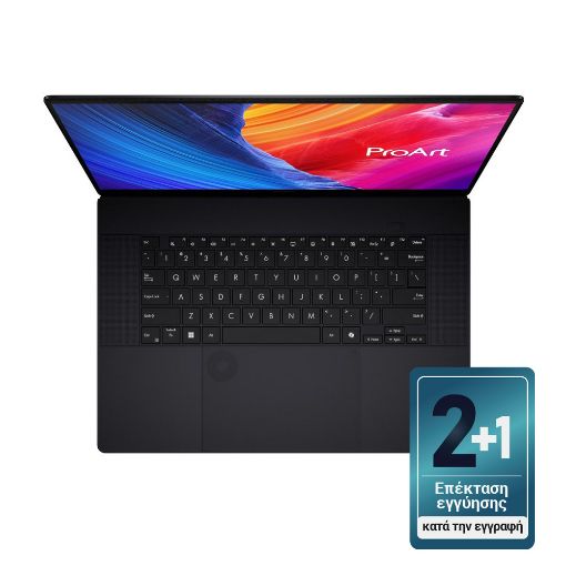 Εικόνα της Laptop Asus ProArt P16 OLED H7606WP-OLED-SC116X 16" Touch Ryzen AI 9 HX 370 64GB 2x 2TB SSD RTX 5070 8GB Win11 Pro Nano Black 90NB15K1-M00H10