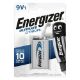 Εικόνα της Μπαταρίες Λιθίου Energizer LA522 Ultimate Lithium 9V PP3 8440