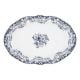 Εικόνα της Πιατέλα Οβάλ Estia Reverie Πορσελάνινη 30cm White/Blue 07-38786