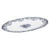Εικόνα της Πιατέλα Οβάλ Estia Reverie Πορσελάνινη 30cm White/Blue 07-38786