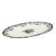 Εικόνα της Πιατέλα Οβάλ Estia Reverie Πορσελάνινη 30cm White/Green 07-38779
