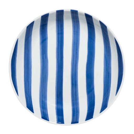 Εικόνα της Πιάτο Βαθύ Estia Ligne Πορσελάνινο 20cm White/Blue 07-38892