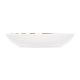 Εικόνα της Πιάτο Βαθύ Estia Ligne Πορσελάνινο 20cm White/Pink 07-38922