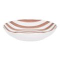 Εικόνα της Πιάτο Βαθύ Estia Ligne Πορσελάνινο 20cm White/Pink 07-38922