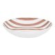 Εικόνα της Πιάτο Βαθύ Estia Ligne Πορσελάνινο 20cm White/Pink 07-38922
