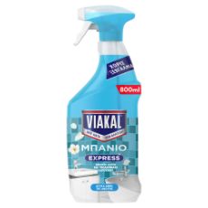 Εικόνα της Καθαριστικό Μπάνιου Viakal Express Spray Λευκά Άνθη 800ml