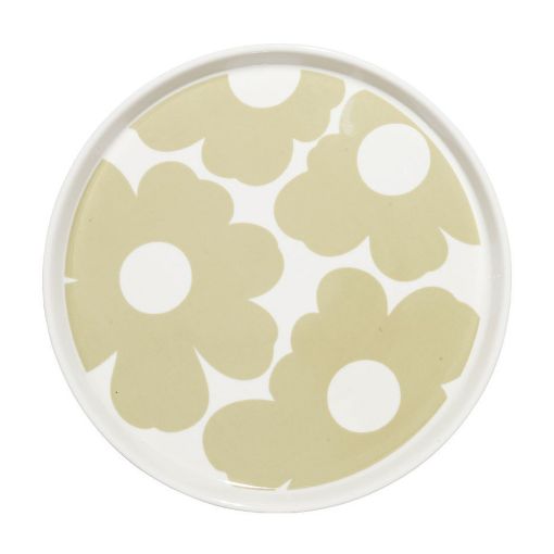 Εικόνα της Πιάτο Ρηχό Estia Beige Bloom Πορσελάνινο 20cm White/Beige 07-38960