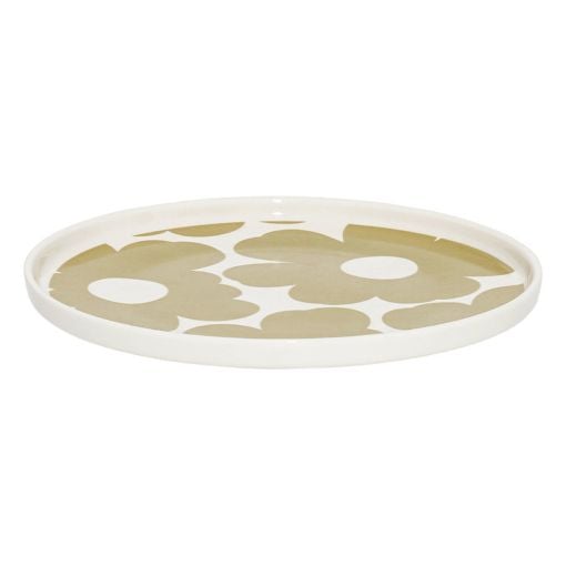 Εικόνα της Πιάτο Ρηχό Estia Beige Bloom Πορσελάνινο 27cm White/Beige 07-38946