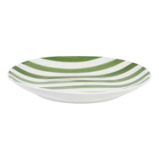 Εικόνα της Πιάτο Ρηχό Estia Ligne Πορσελάνινο 20cm White/Green 07-38878