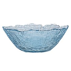 Εικόνα της Μπoλ Estia Roche Γυάλινο 16cm Διάφανο/Μπλε 07-39462