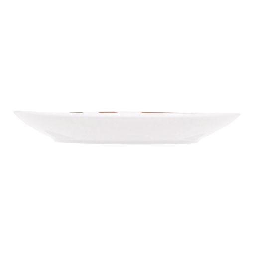 Εικόνα της Πιάτο Ρηχό Estia Ligne Πορσελάνινο 20cm White/Pink 07-38939