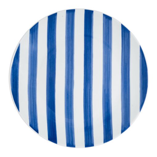 Εικόνα της Πιάτο Ρηχό Estia Ligne Πορσελάνινο 27cm White/Blue 07-38885