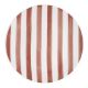 Εικόνα της Πιάτο Ρηχό Estia Ligne Πορσελάνινο 27cm White/Pink 07-38915