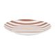 Εικόνα της Πιάτο Ρηχό Estia Ligne Πορσελάνινο 27cm White/Pink 07-38915