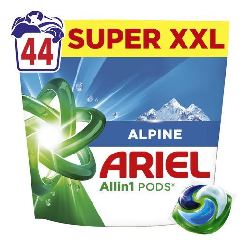 Εικόνα της Κάψουλες Πλυντηρίου Ρούχων Ariel All-in-1 Pods Alpine 44τμχ