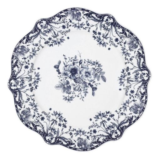 Εικόνα της Πιάτο Ρηχό Estia Reverie Πορσελάνινο 19cm White/Blue 07-38816