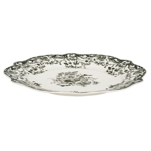 Εικόνα της Πιάτο Ρηχό Estia Reverie Πορσελάνινο 19cm White/Green 07-38731