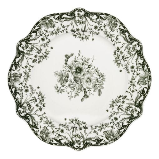 Εικόνα της Πιάτο Ρηχό Estia Reverie Πορσελάνινο 27cm White/Green 07-38717