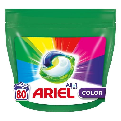 Εικόνα της Κάψουλες Πλυντηρίου Ρούχων Ariel All-in-1 Pods Color 80τμχ