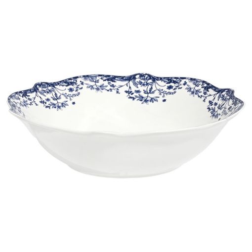 Εικόνα της Σαλατιέρα Estia Reverie Πορσελάνινη 23cm White/Blue 07-38847