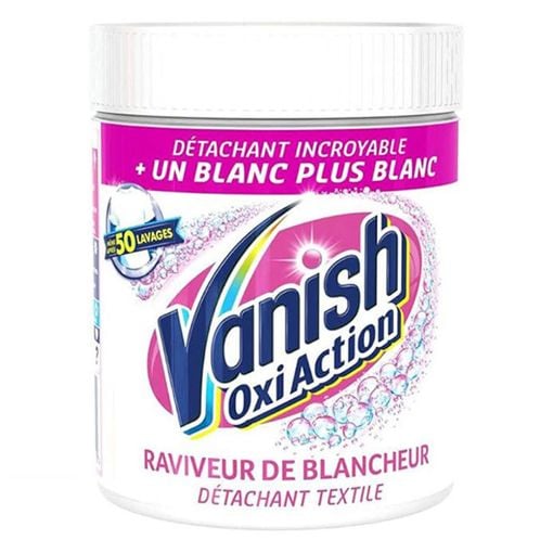 Εικόνα της Καθαριστικό Λεκέδων Ρούχων Vanish Oxi Action White Powder 470g