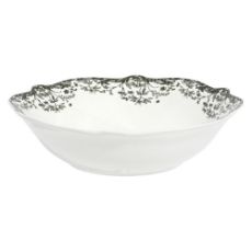 Εικόνα της Σαλατιέρα Estia Reverie Πορσελάνινη 23cm White/Green 07-38762