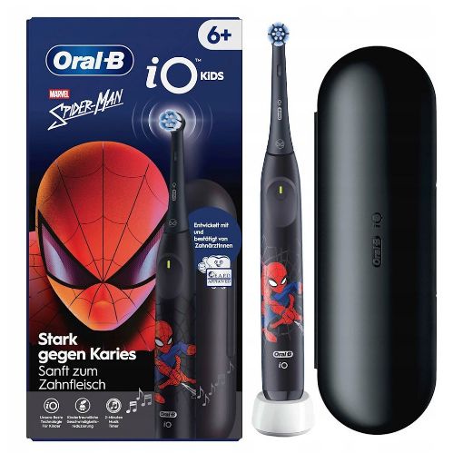 Εικόνα της Ηλεκτρική Οδοντόβουρτσα Oral-B iO Series 2 Kids Spiderman με Θήκη Ταξίδιου Black