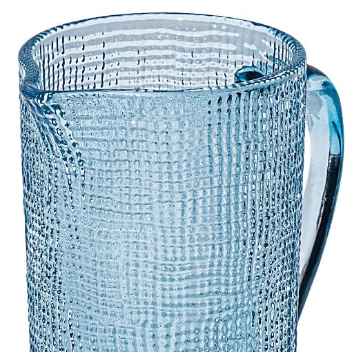 Εικόνα της Κανάτα Estia Roche Γυάλινη 1100ml Μπλε 07-39424