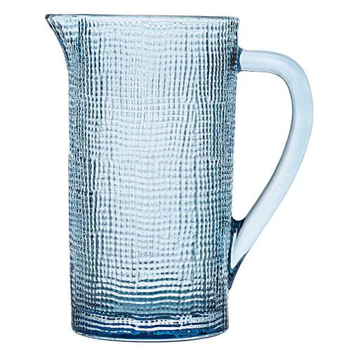 Εικόνα της Κανάτα Estia Roche Γυάλινη 1100ml Μπλε 07-39424