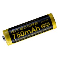 Εικόνα της Επαναφορτιζόμενη Μπαταρία Nitecore 14500 Micro-USB Li-ion 750mAh 3.6V NL1475R