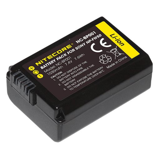 Εικόνα της Μπαταρία Nitecore NC-BP001 1030mAh 7.4V για Sony NP-FW50