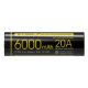 Εικόνα της Επαναφορτιζόμενη Μπαταρία Nitecore 21700 Li-ion 6000mAh 3.6V για Nitecore Series i NL2160HPi