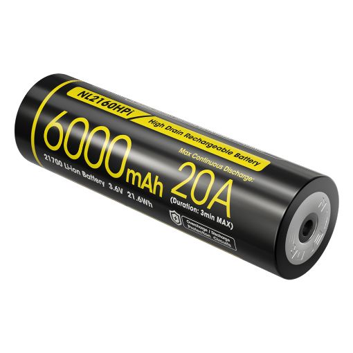 Εικόνα της Επαναφορτιζόμενη Μπαταρία Nitecore 21700 Li-ion 6000mAh 3.6V για Nitecore Series i NL2160HPi